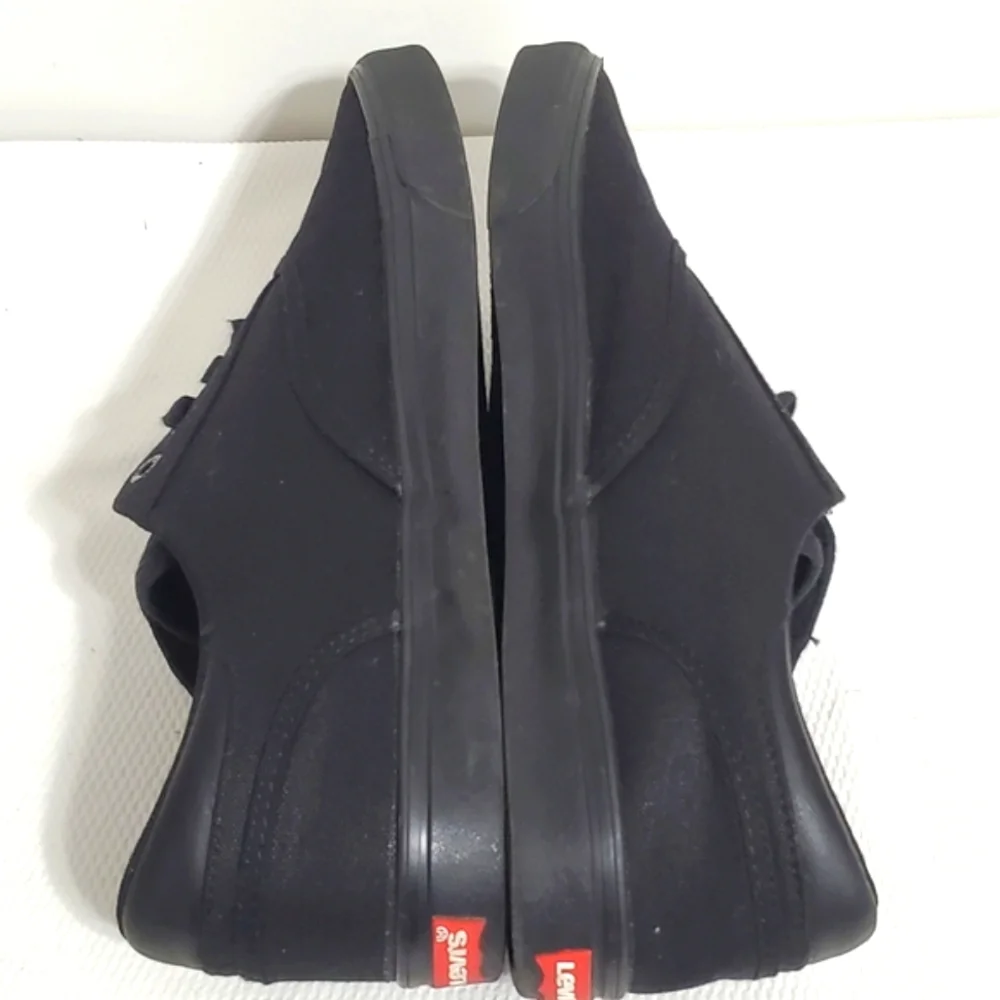 Levi's Black Canvas Sneakers Mens 13